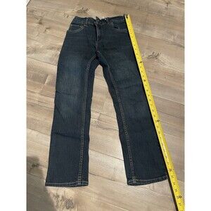 Levis 511 Jeans Womens 12 Regular 26x26 Dark Blue Knit Stretch Denim SLim Skinny